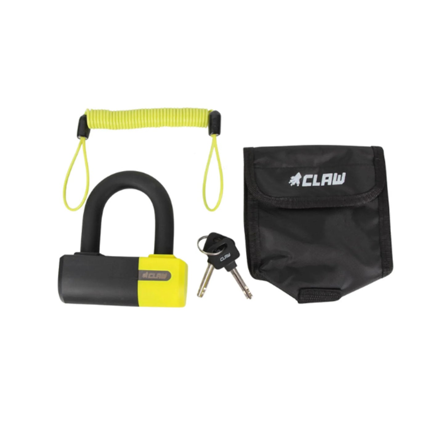 Claw Disclock Black-Yellow ART4 schijfremslot